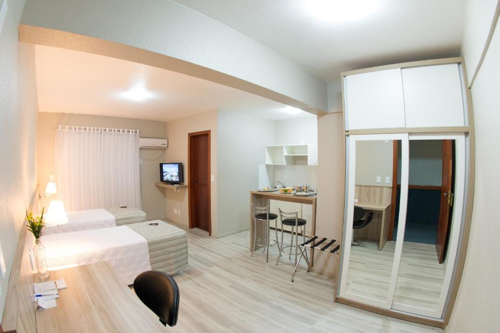 סנטה קרוז דו סול Aquarius Hotel Flat Residence חדר תמונה